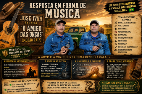 A música como instrumento de protesto e resistência contra a censura digital no cenário independente.